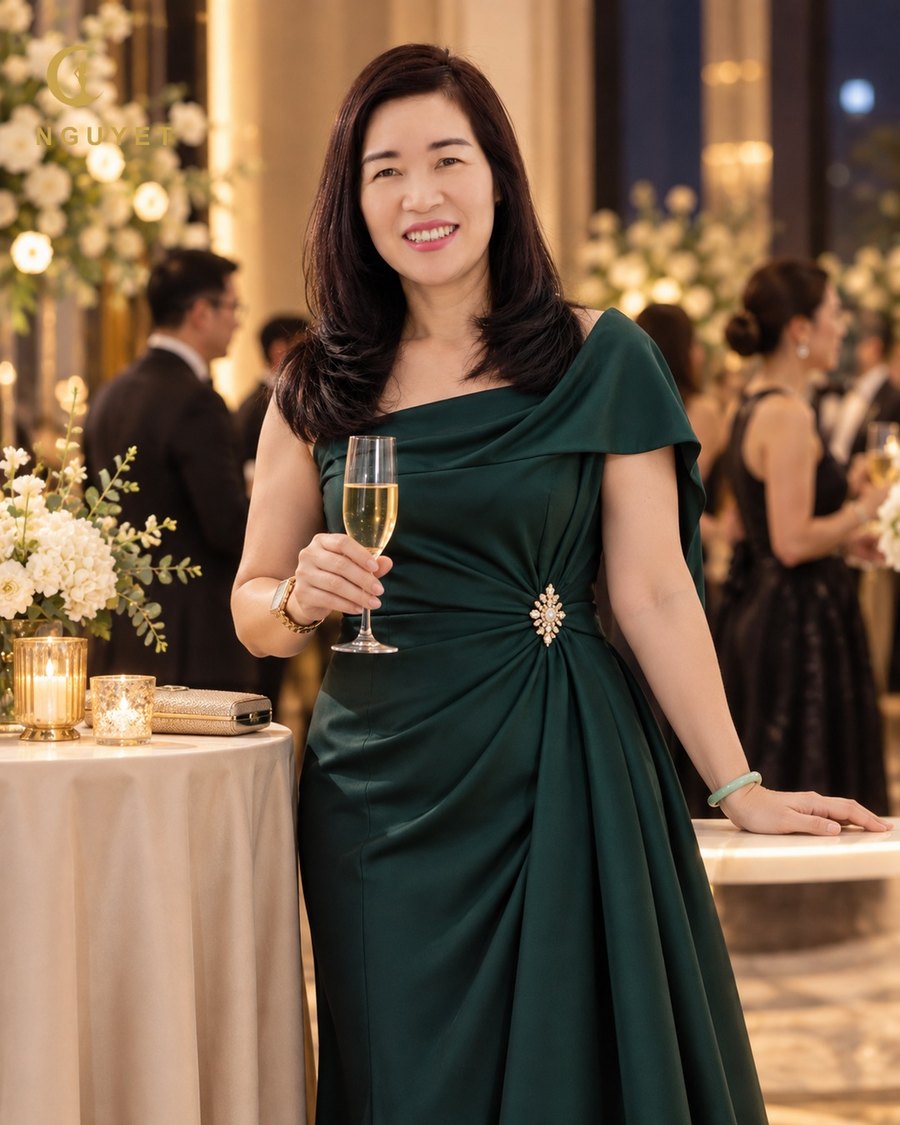 Thanh lịch, sang trọng dự sự kiện tối