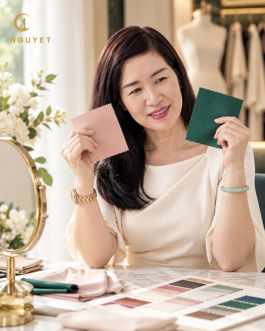 Tư vấn màu sắc hợp gương mặt